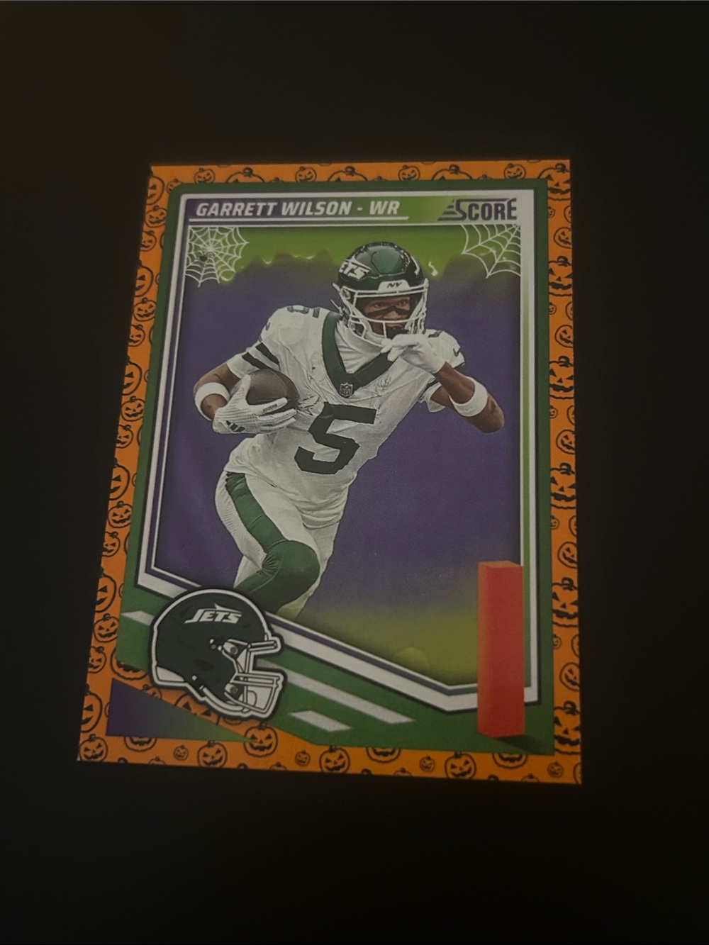 Garrett Wilson New York Jets WR Football Trading Card - Green